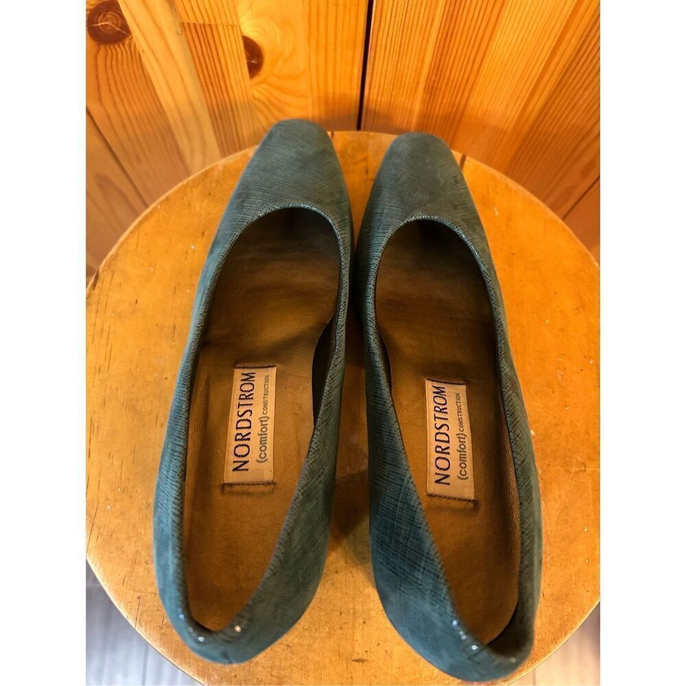 Nordstrom block heels comfort construction leather size 8.5 ￼ - Picture 5 of 8